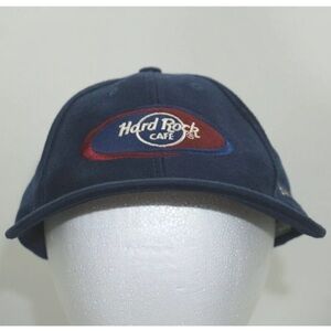 VTG Hard Rock Cafe Banff Love All Serve All Adjustable Hat LOGO Retro Men's